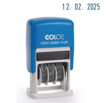 Мини-датер COLOP "S120 Bank"автоматический, 3,8 мм, месяц цифрами