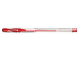 Ручка гелевая SILWERHOF "Laconic" 0,7 мм, красная