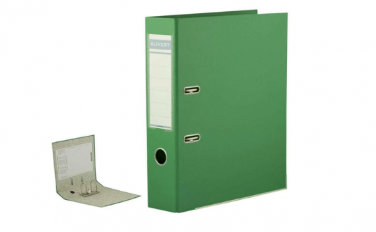 Папка-регистратор KUVERT А4, ширина корешка 50 мм, зеленая