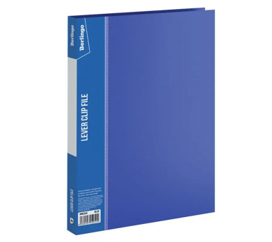 Папка с зажимом Berlingo "Standard" А4, 17мм, 700 мкм, синяя