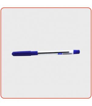 Ручка шариковая,0.7 мм,синяя,прозр.корпус "Dolphin" (Индия) 36шт