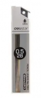 Грифели DELI для механических карандашей, 0,5 мм, 2В