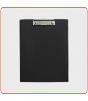 Планшет с зажимом OfficeSpace А4, пластик, черный