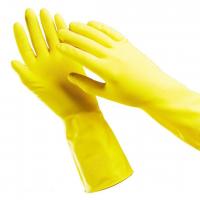 Перчатки резиновые OfficeClean, желтые, размер М