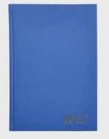 Ежедневник датир.на 2022г., голубой, черный, синий