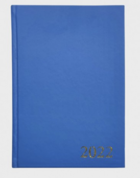 Ежедневник датир.на 2022г., голубой, черный, синий