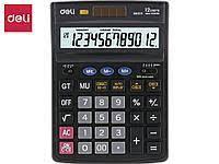 Калькулятор настольный DELI "1507" 12 разрядный серый