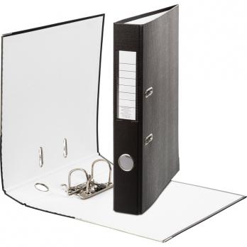 Папка-регистратор А4, 50мм, ПВХ/бумага, черный, Forpus Eco