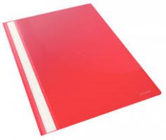 Скоросшиватель пластиковый A4, 180/250мкм, красный Foska
