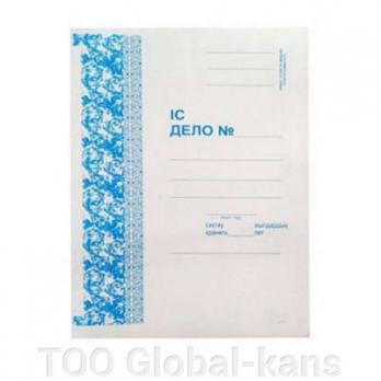 Папка-скоросшиватель картонная KUVERT, А4 формат, 260 гр, белая