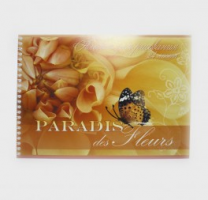 Альбом для рисования  24л."Paradis des fleurs",гребень
