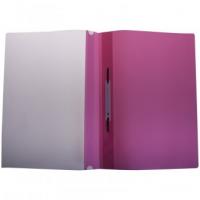 Скоросшиватель пластиковый A4, 120/160мкр, розовый Durable
