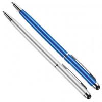 Ручка-стилус шариковая поворотная 0,7мм TOUCH, синий, корпус ассорти, Forofis_2