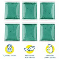 Легкий пластилин для лепки Мульти-Пульти, зеленый, 6 шт., 60 г, прозрачный пакет_1