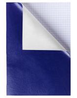Тетрадь "Hatber", 96л, А4, клетка, обложка бумвинил, на скобе, серия "Синяя"