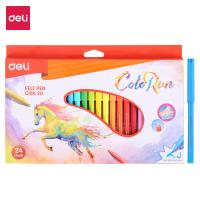 Фломастеры Deli "ColoRun", 24 цвета, картон