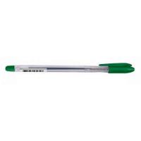 Ручка шариковая 0,7мм VeGA РШ109, зеленый, на маслянной основе, прозрачный корпус, СТАММ