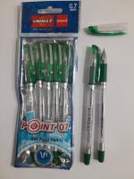 Шариковая ручка,0.7, зелёная,UNI-MAX POINT