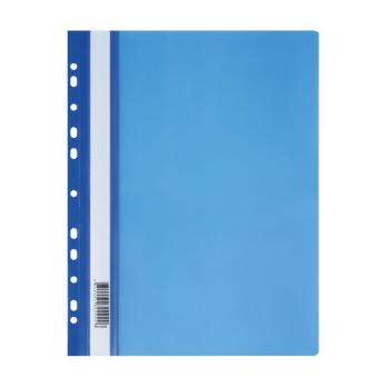Папка-скоросшиватель СТАММ с перфорацией, А4, 160 мкм, синяя