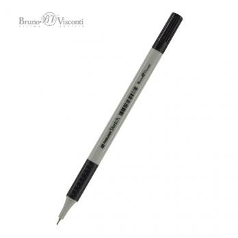 Ручка линер 0,4 мм Sketch Fineliner, черный, Bruno Visconti 36-0001