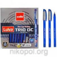 Ручка "Cello Trio DC",синяя,шариковая (60шт)