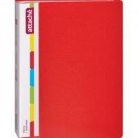 Папка файловая с 40 карманами, А4, KT-40/07, красный, Attache
